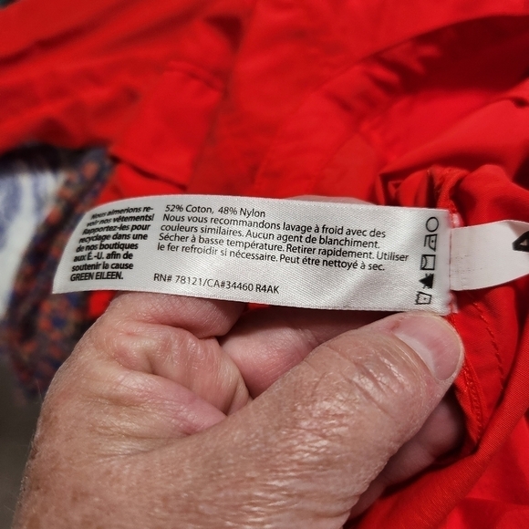 Eileen Fisher Red Anorak Jacket - Picture 5 of 11